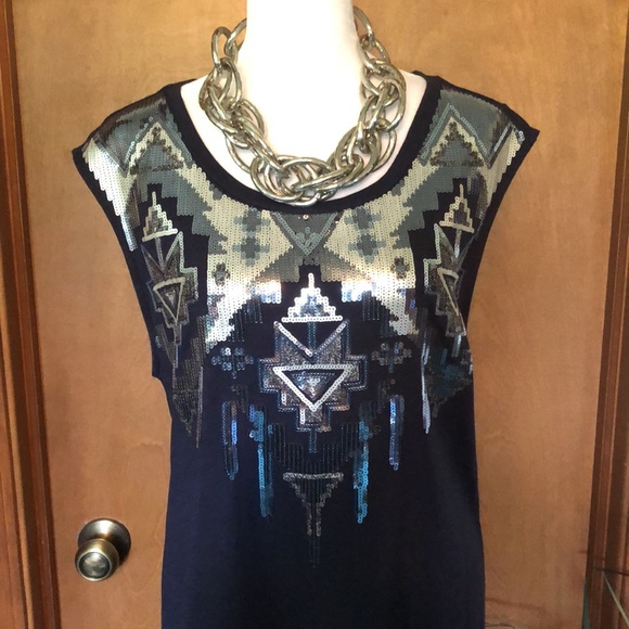 Decadent Sequined Maxi by Express - Picture 2 of 16